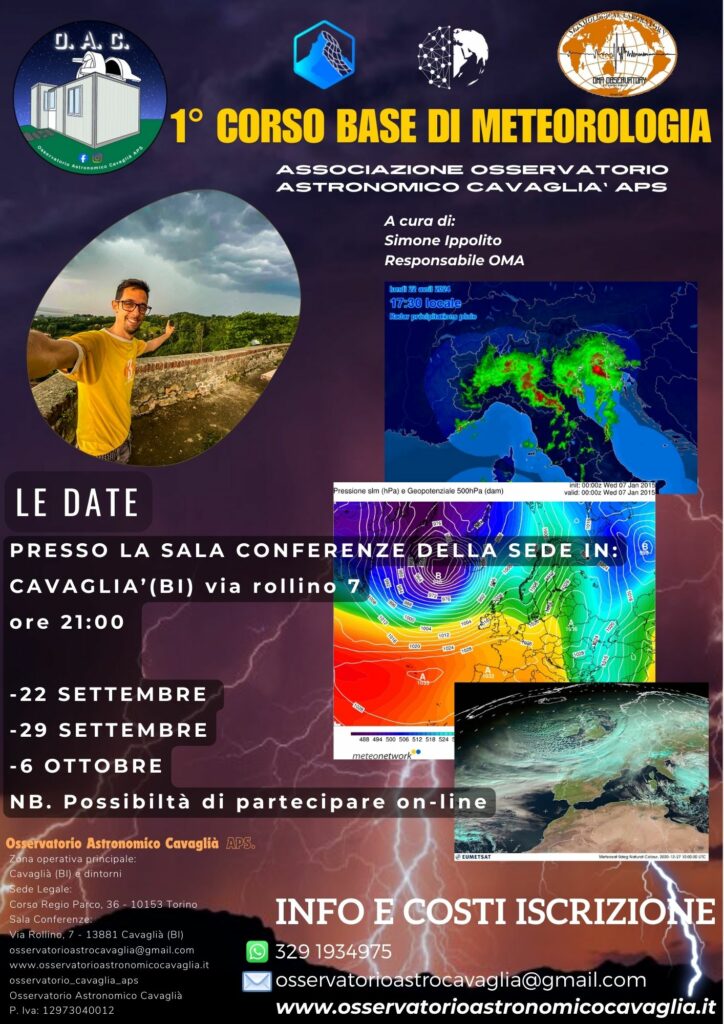 1° CORSO DI METEOROLOGIA - By Simone Ippolito